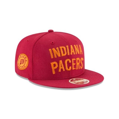 Blue Indiana Pacers Hat - New Era NBA Vintage Team Thread 9FIFTY Snapback Caps USA4276835
